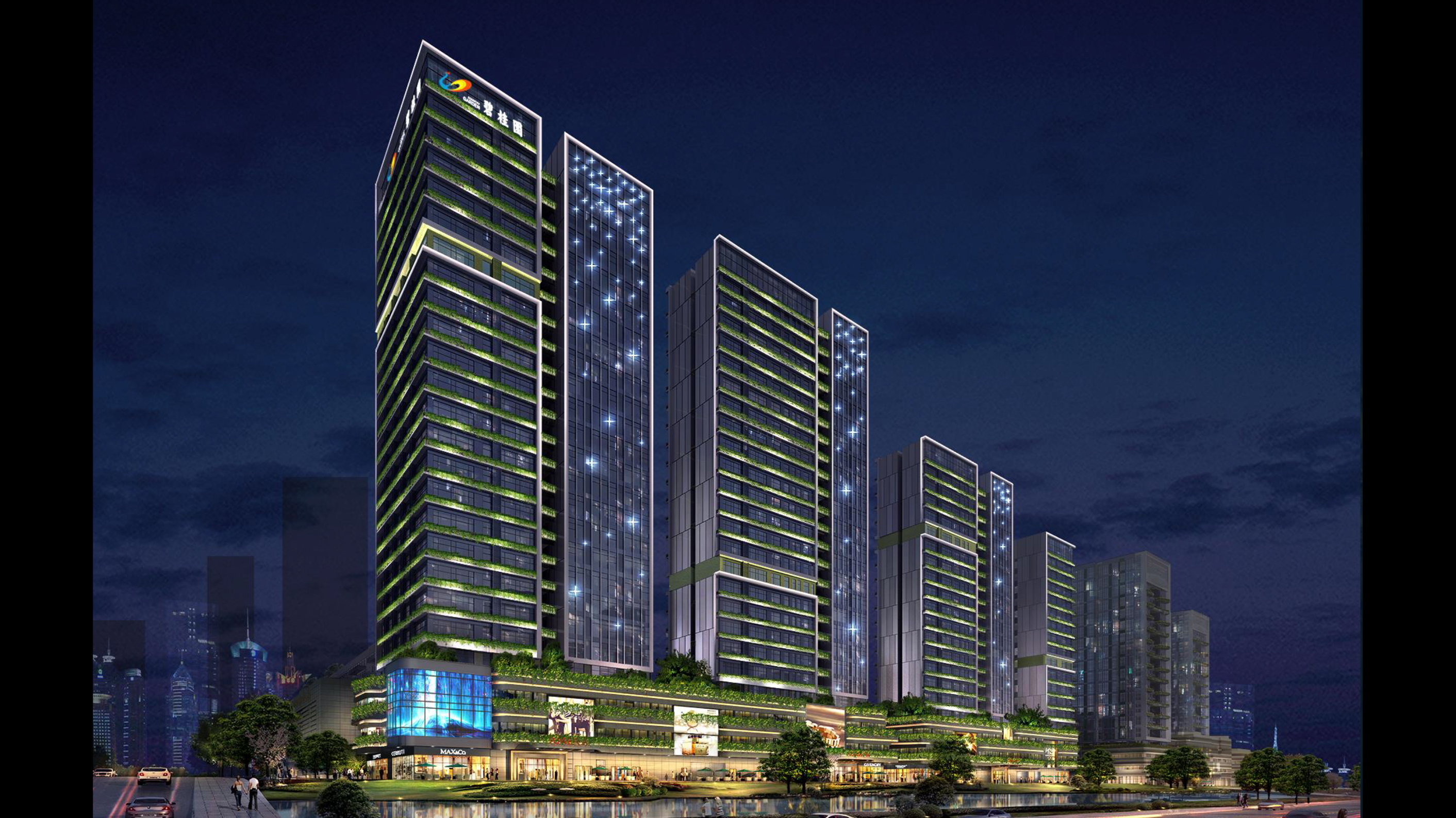 碧桂园总部三期|普华曼携手打造精品夜景景观，提升​碧桂园地产价值